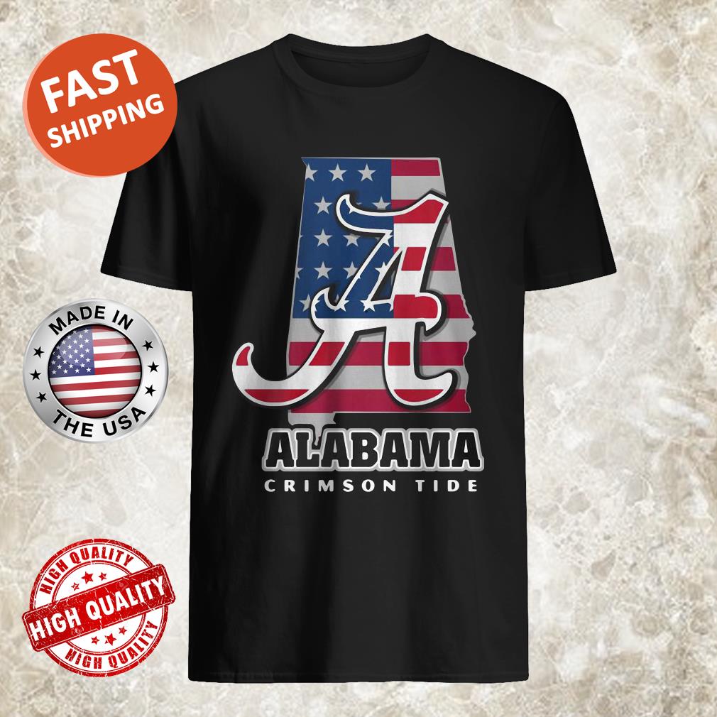Alabama Crimson Tide American Flag Shirt
