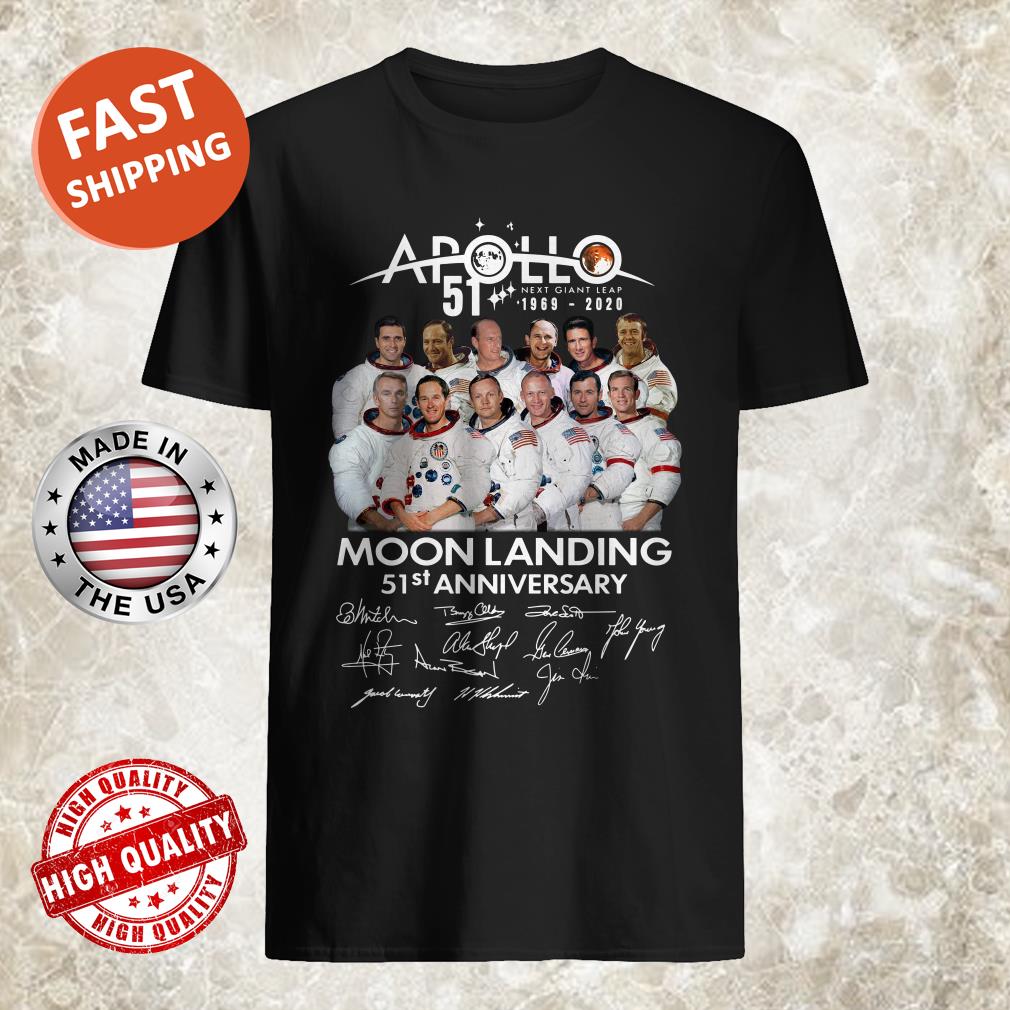 Apollo 51 1969-2020 Moon Landing 51st anniversary shirt