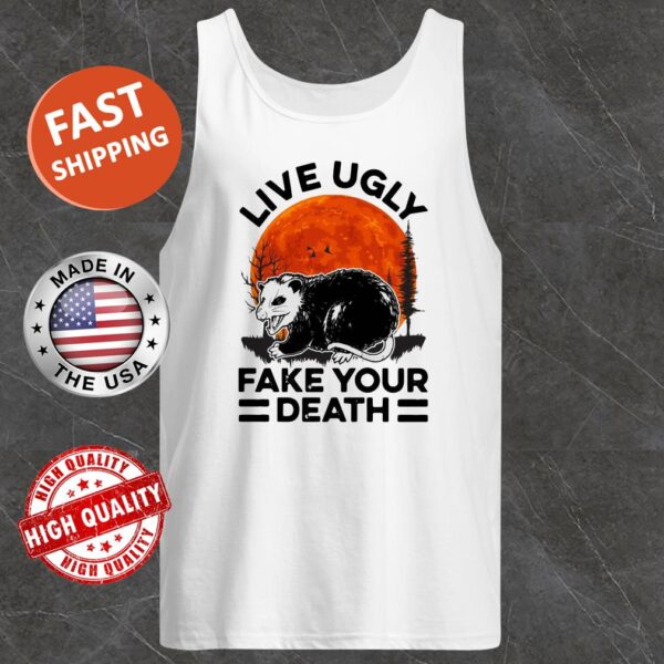 Opossum Live Ugly Fake Your Death Sunset Tank Top