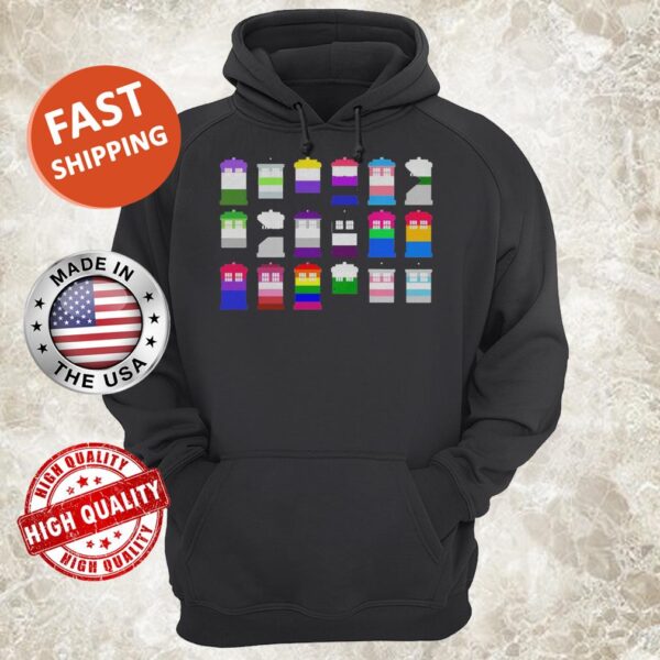 18 BUILDINGS COLD AND HOT COLORS hoodie