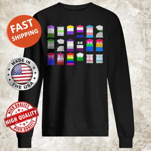 18 BUILDINGS COLD AND HOT COLORS sweater