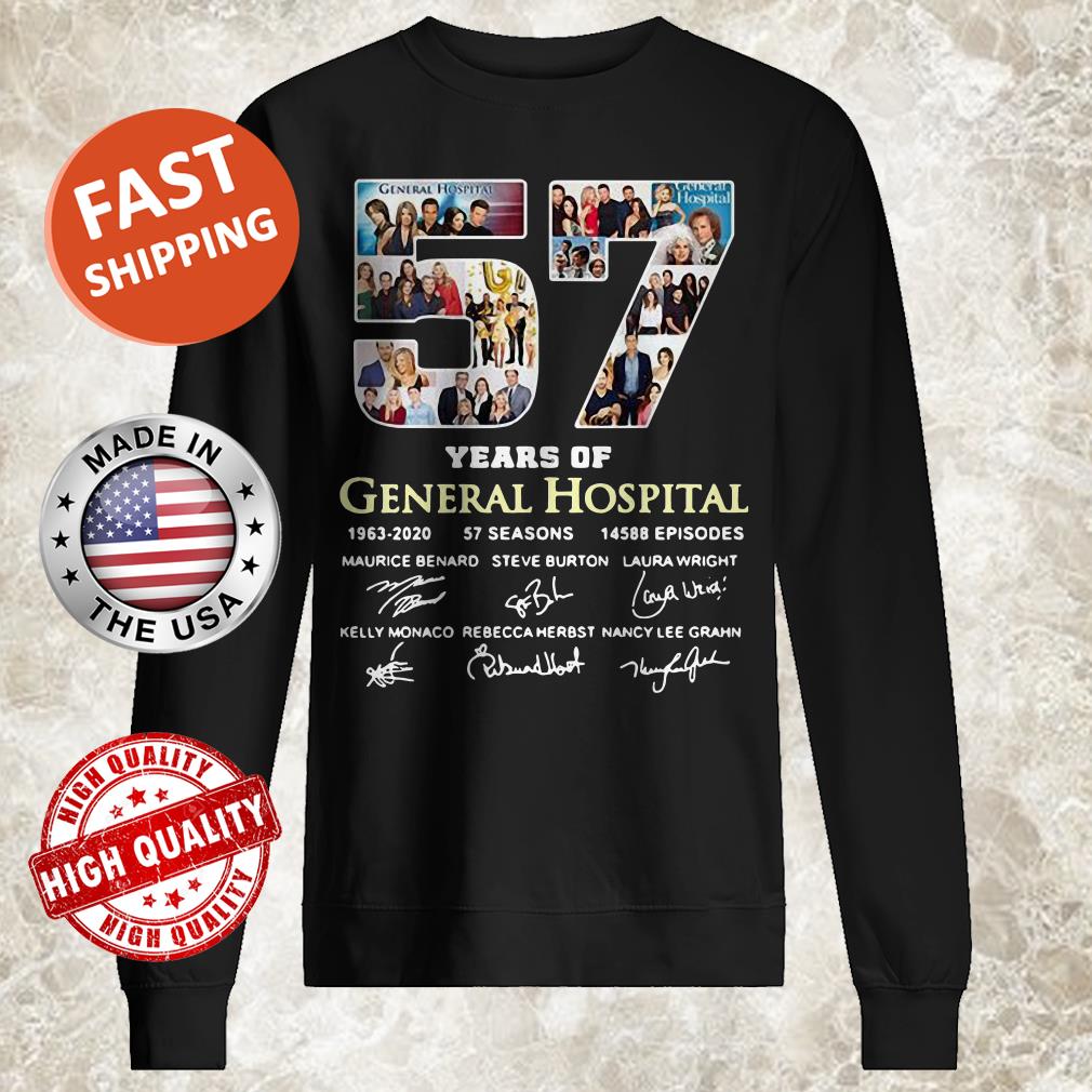 57 Years Of General Hospital 1963 2020 Signatures sweater