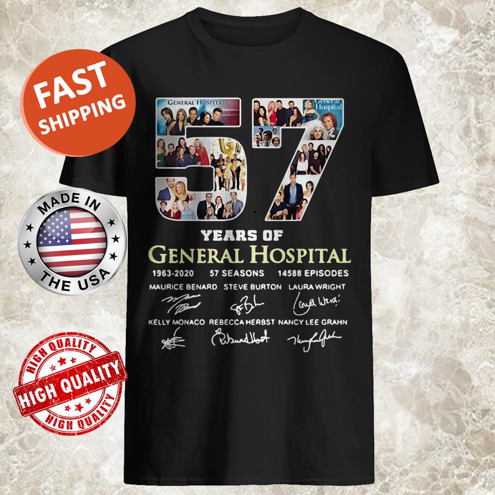 57 Years Of General Hospital 1963 2020 Signatures Shirt