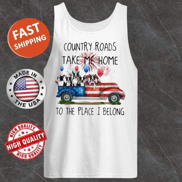 Boston Terrier American Flag 4th Of July 2020 Tank Top