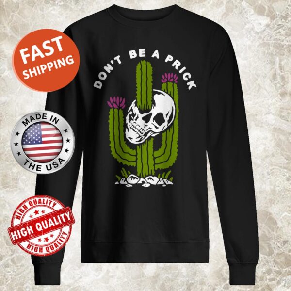Cactus Skull don’t be a rick Sweater