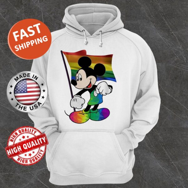 Mickey mouse LGBT flag Hoodie