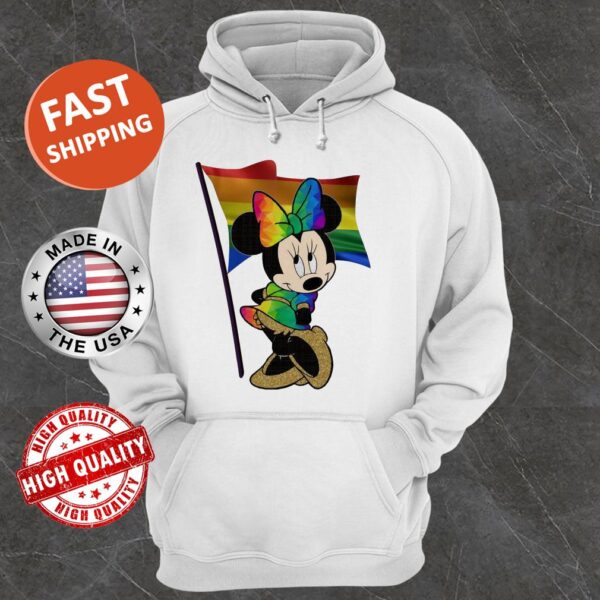Minnie Mouse LGBT Disney flag Hoodie
