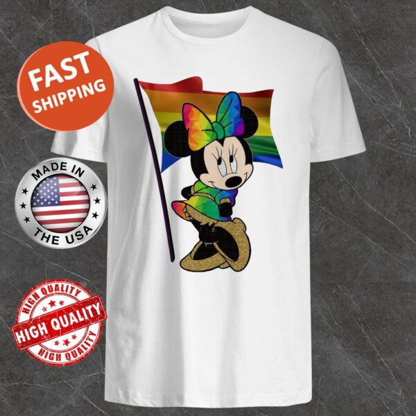 Minnie Mouse LGBT Disney flag Shirt