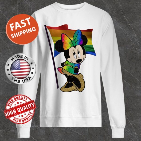 Minnie Mouse LGBT Disney flag Sweater
