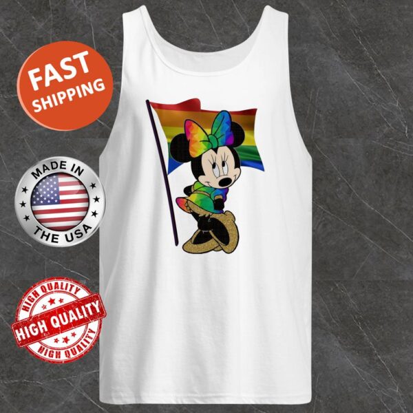 Minnie Mouse LGBT Disney flag Tank top