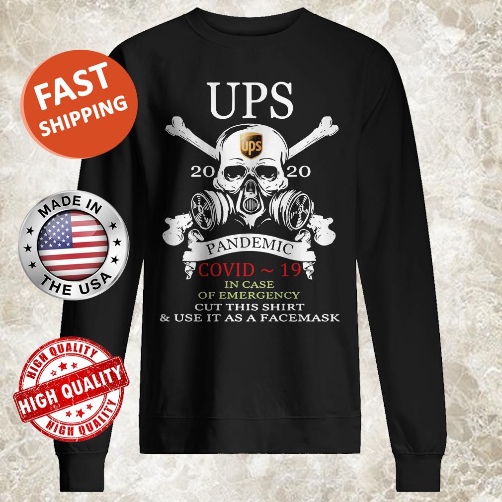 Ups pandemic Covid-19 in case of emergency Skull Sweater