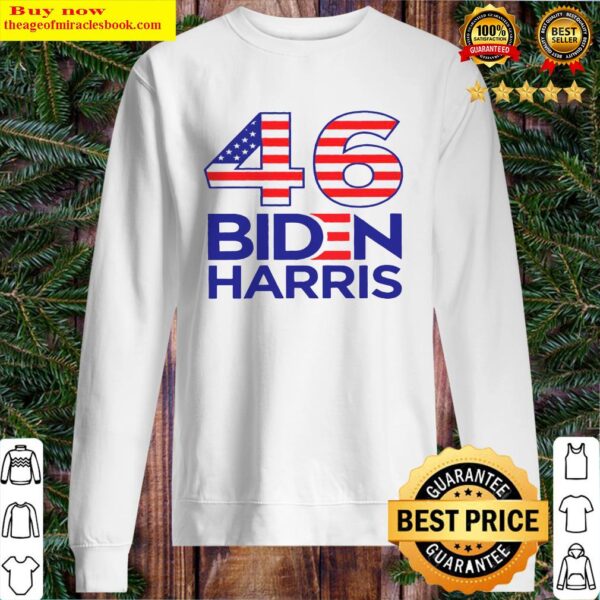 46 American Flag Joe Biden Kamala Harris Sweater