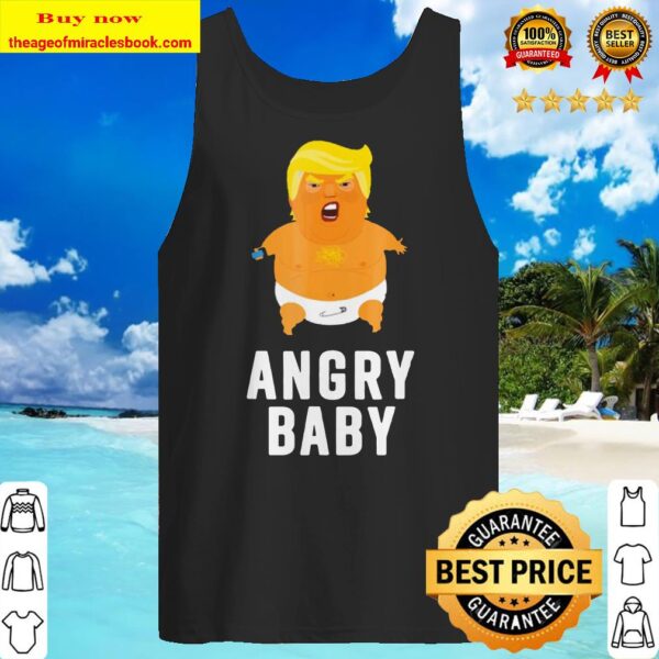 Angry Baby Trump Blimp Balloon Shirt Funny Anti Resist Tee Tank top