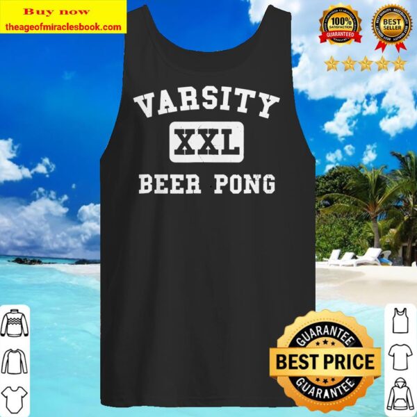 Beer Pong Varsity Party Sports Drinking Tank top