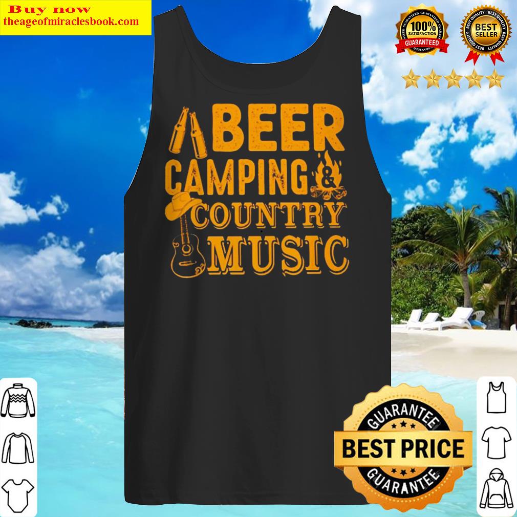 Beer camping country music Tank Top