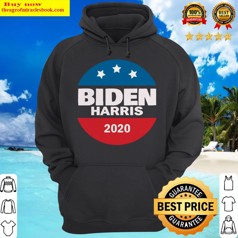 Biden Harris 2020 Fitted Round-Neck Hoodie