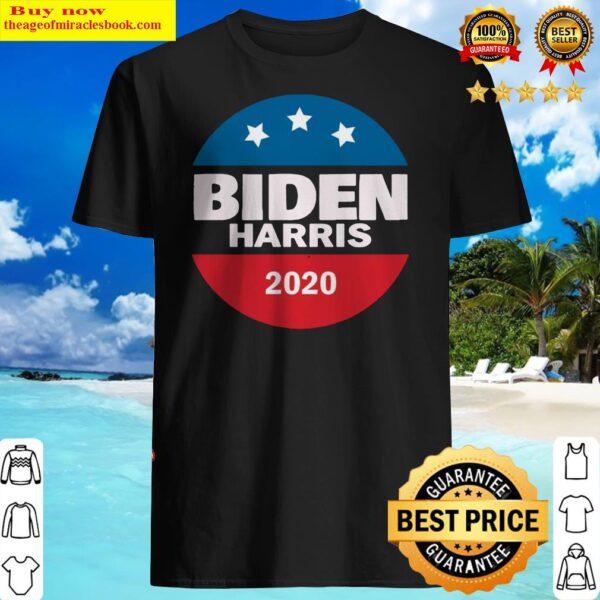 Biden Harris 2020 Fitted Round-Neck Shirt