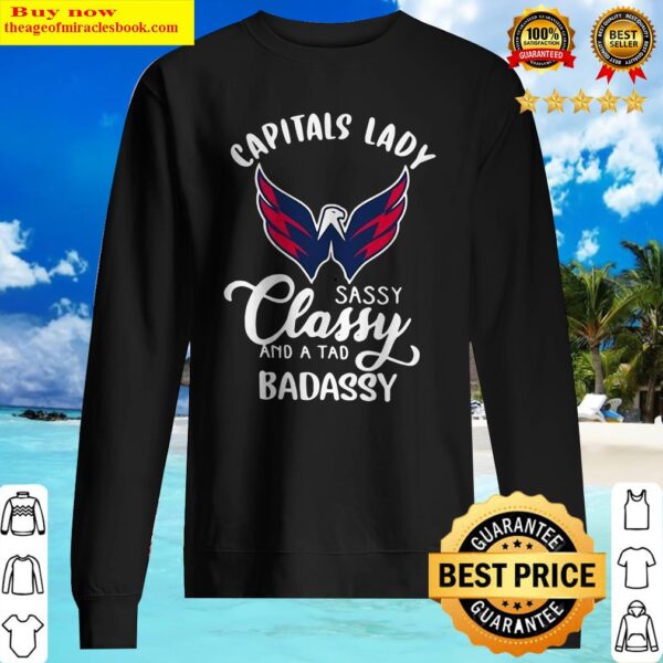 Capitals Lady Sassy Classy And A Tad Badassy Sweater