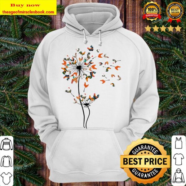 Chicken Dandelion Chicken Flower T-Shirt