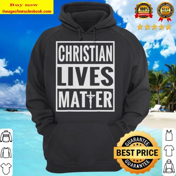 Christian Jesus Cross Lives Matter Parody Black Lives Matter Hoodie