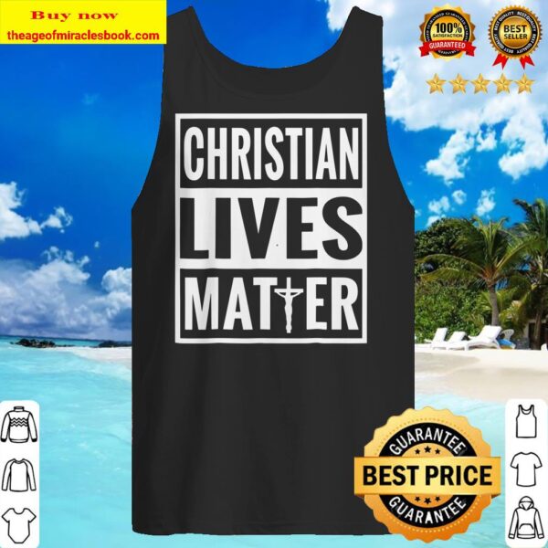 Christian Jesus Cross Lives Matter Parody Black Lives Matter Tank top