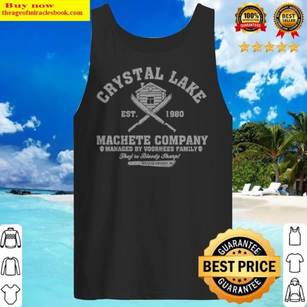 Crystal Lake est. 1980 Machete company managed by Voorhees family Tank Top