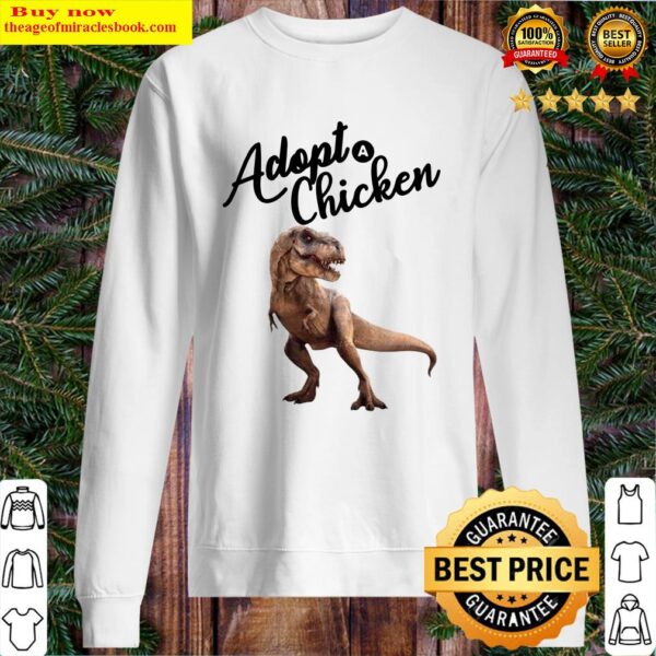 Dinosaur T-rex Adopt Chicken Sweater
