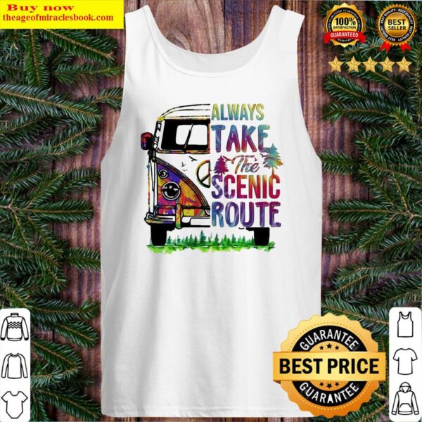 Driver always take the scenic route pride Tank Top