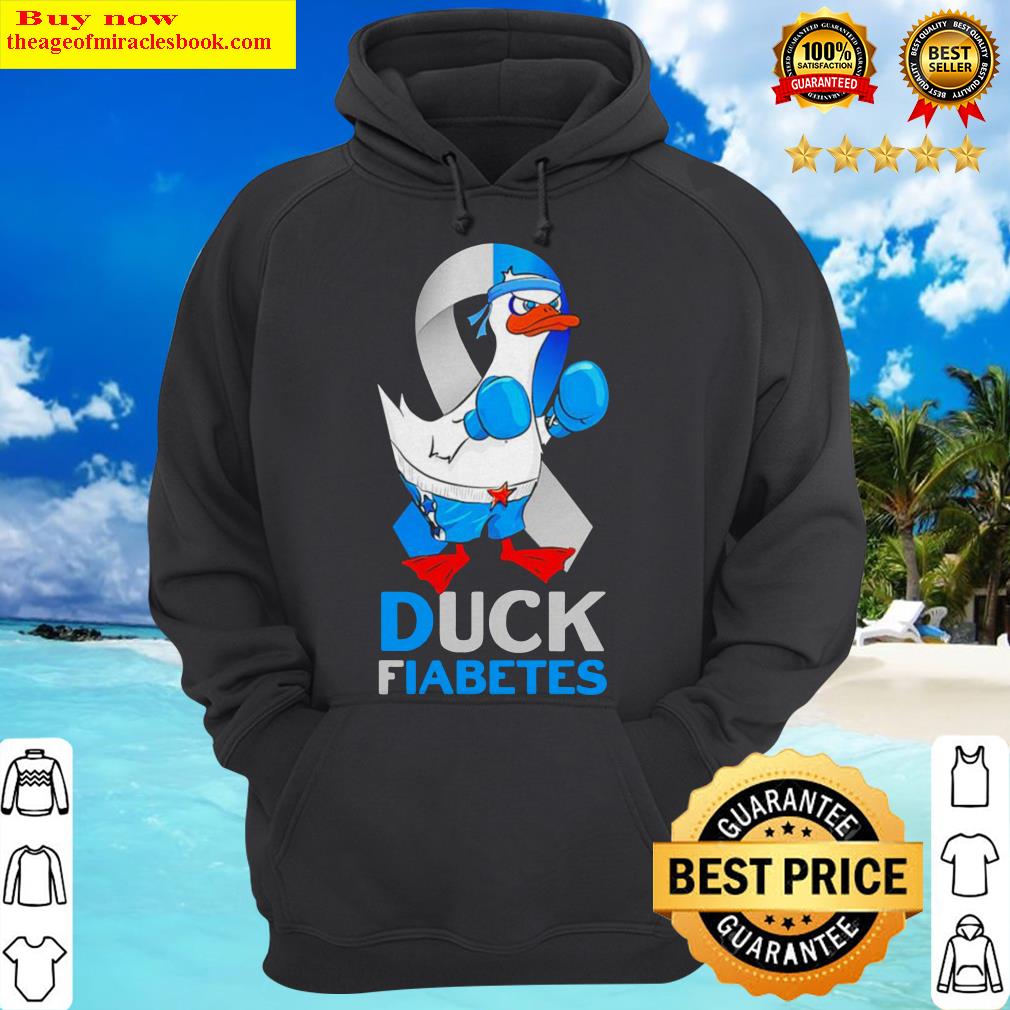 Duck boxing fiabetes awareness Hoodie