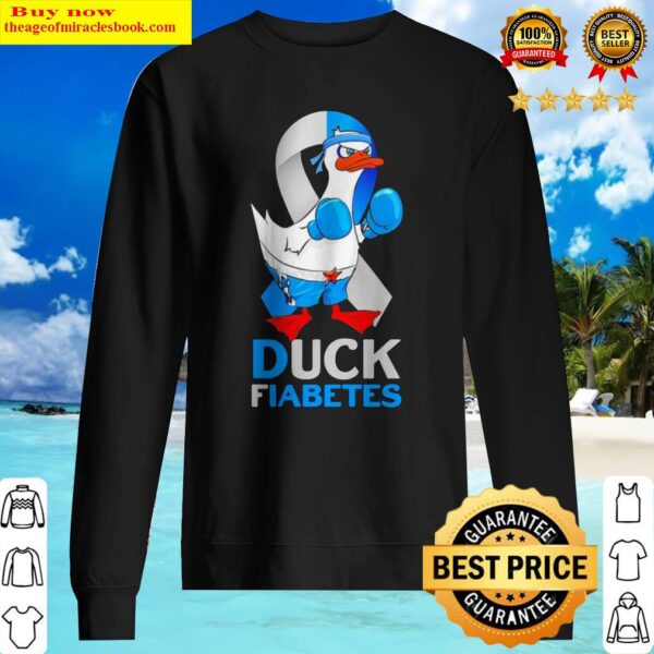 Duck boxing fiabetes awareness Sweater
