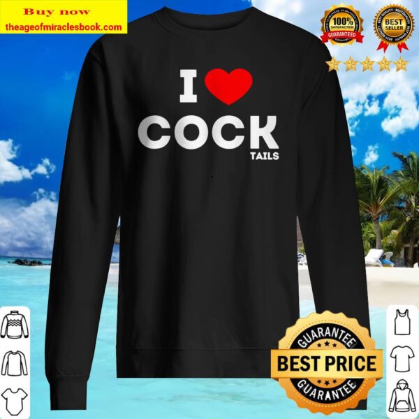 Funny I Love Cocktails Drinking Pun Gift Sweater