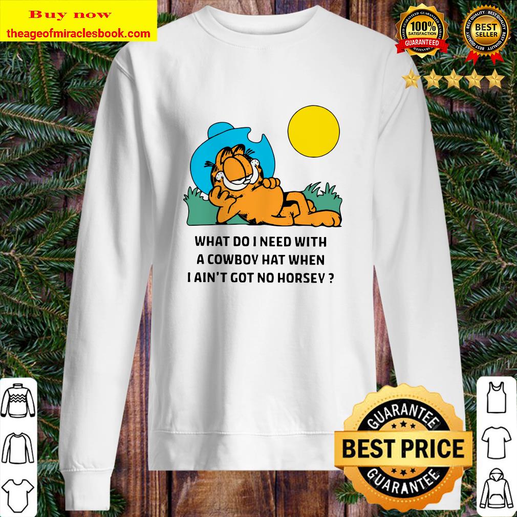 Garfield Cowboy Say Howdy, Live Free Love Hard Shirt - Ink In Action