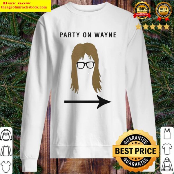 Garth algar party on wayne Sweater