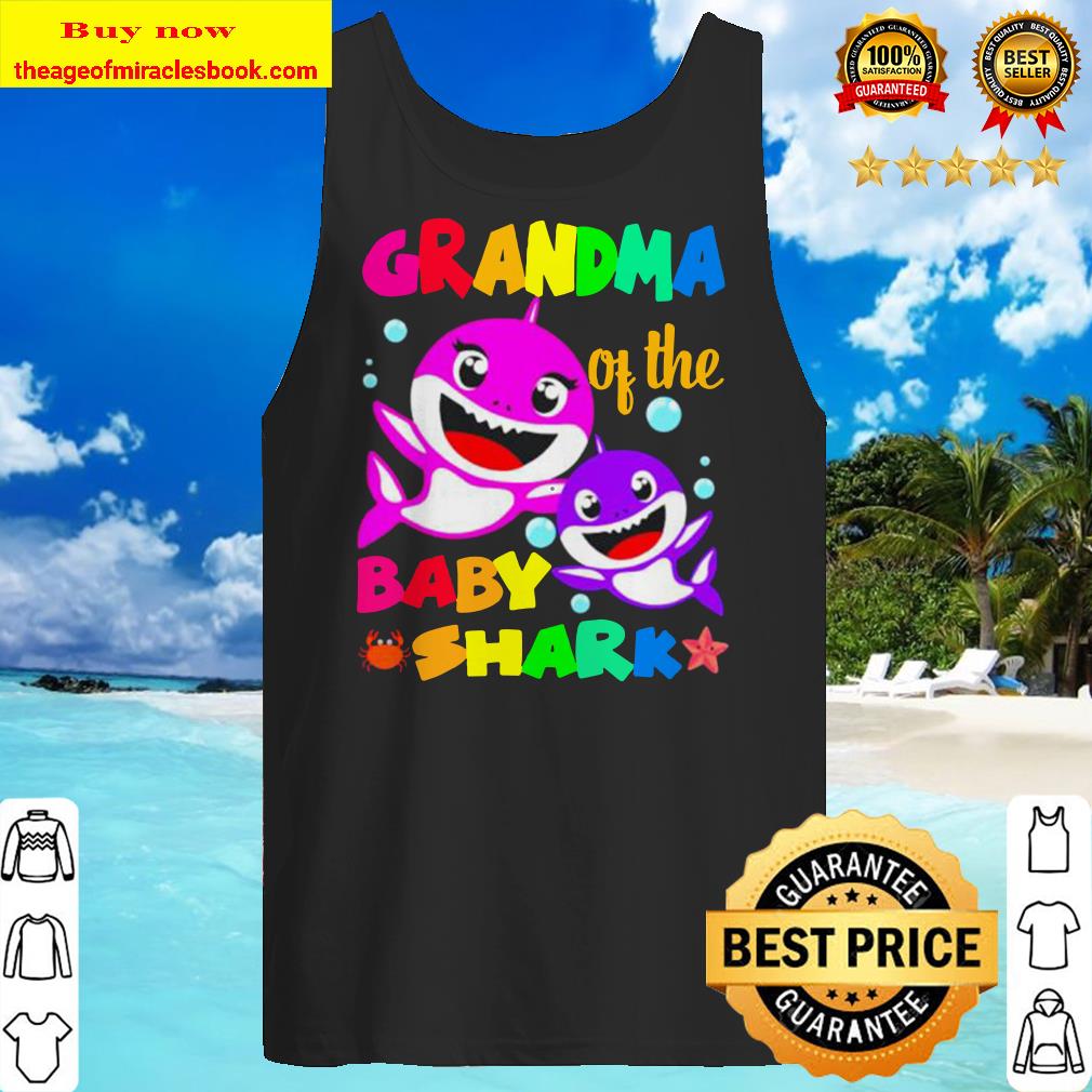 Grandma of the baby shark LGBT Tank top