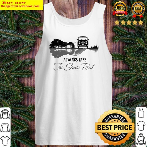 Guitar Bus Always take the scenic route Tank Top