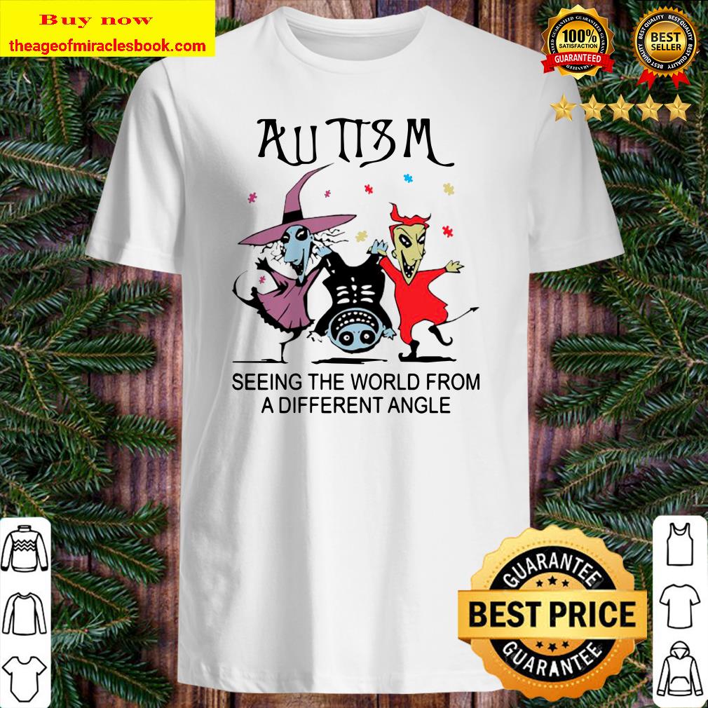 Halloween Autism Seeing The World From A Different Angle Shirt