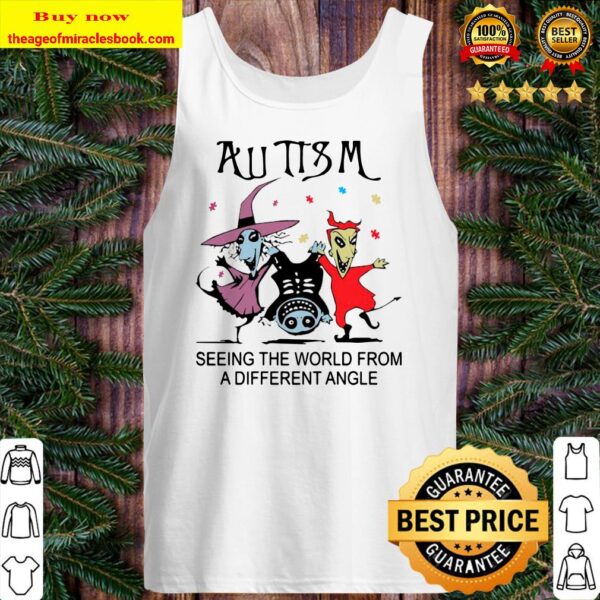 Halloween Autism Seeing The World From A Different Angle Tank top
