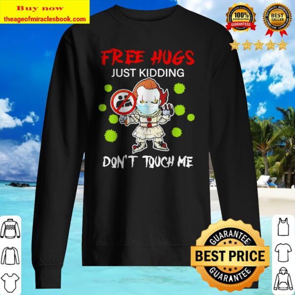 Halloween Pennywise chibi free hugs just kidding don’t touch me Sweater