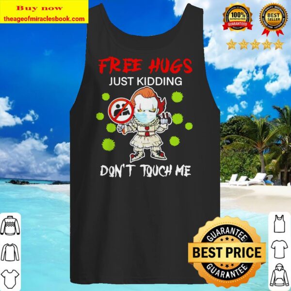 Halloween Pennywise chibi free hugs just kidding don’t touch me Tank top