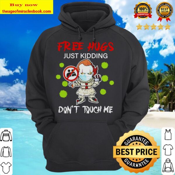 Halloween Pennywise chibi free hugs just kidding don’t touch me hoodie