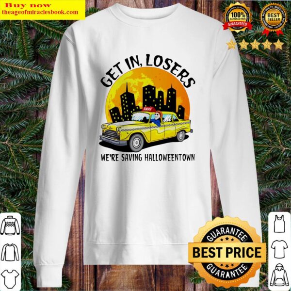 Halloween Taxi get in losers we’re saving Halloweentown Sweater