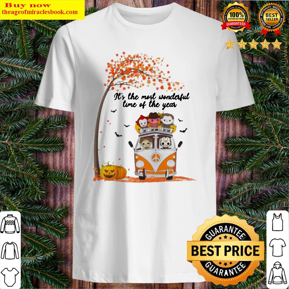 Horror characters chibi it’s the most wonderful time of the year Shirt