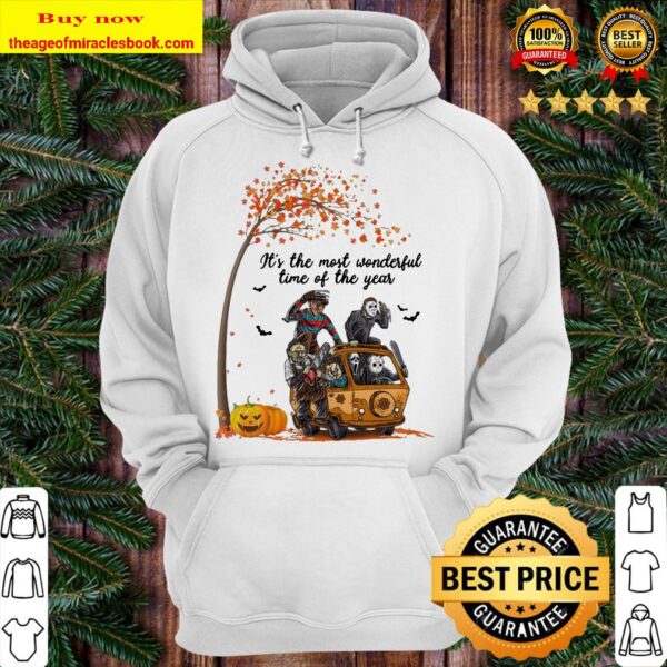 Horror movie character pumpkin It’s the most wonderful time of the year Halloween Hoodie