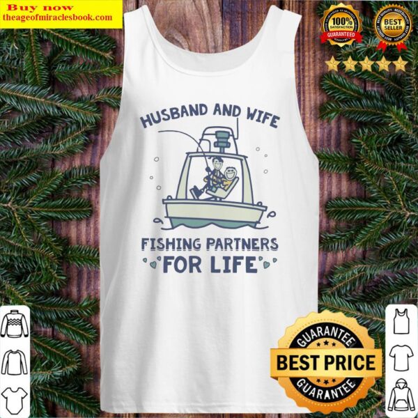 Husband And Wife Fishing Partners For Life Tank Top