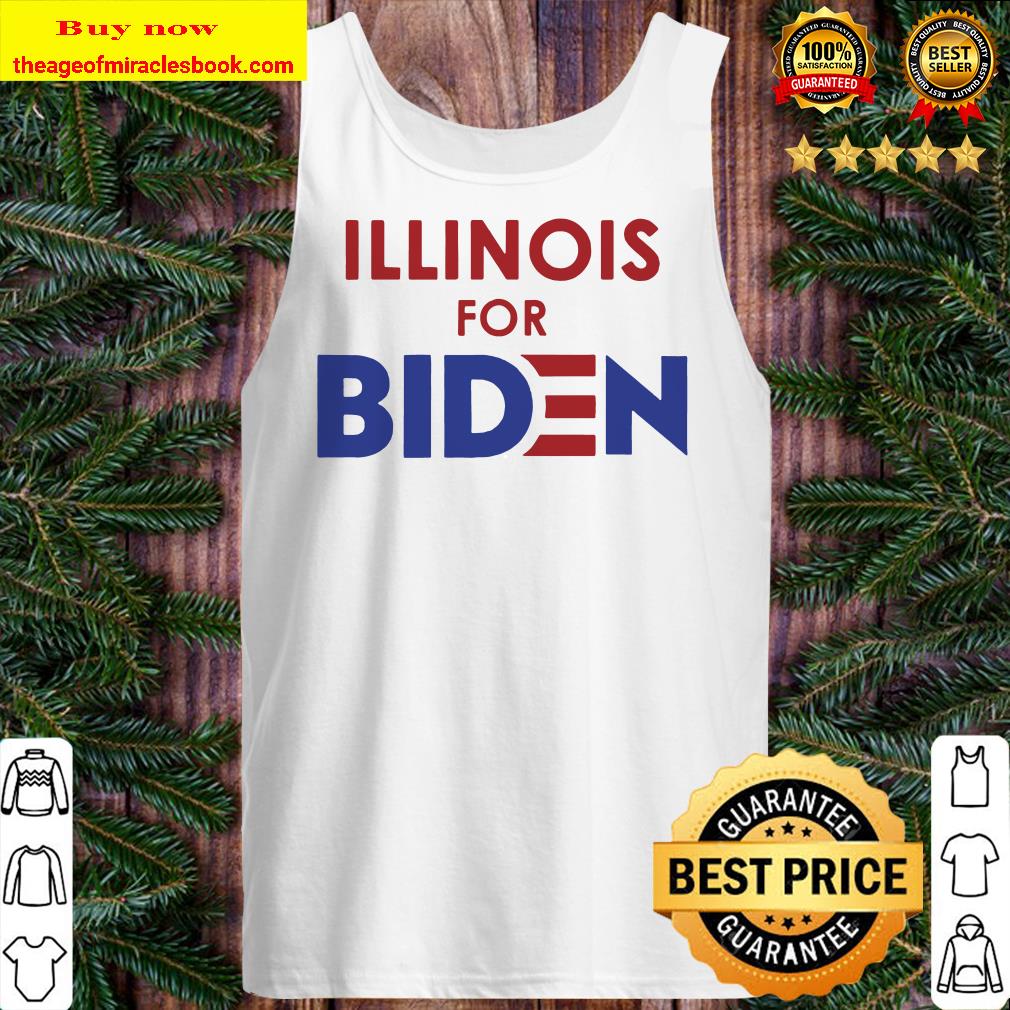 Illinois For Joe Biden Map 2020 Election USA Democrat Gift Tank top
