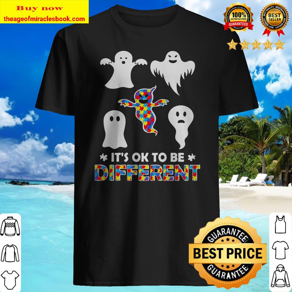 Its OK To Be Different Ghost Halloween shirt, hoodie, tank top, sweater