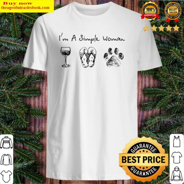 I’m a simple woman who love Nurse Coffee and Dog Shirt