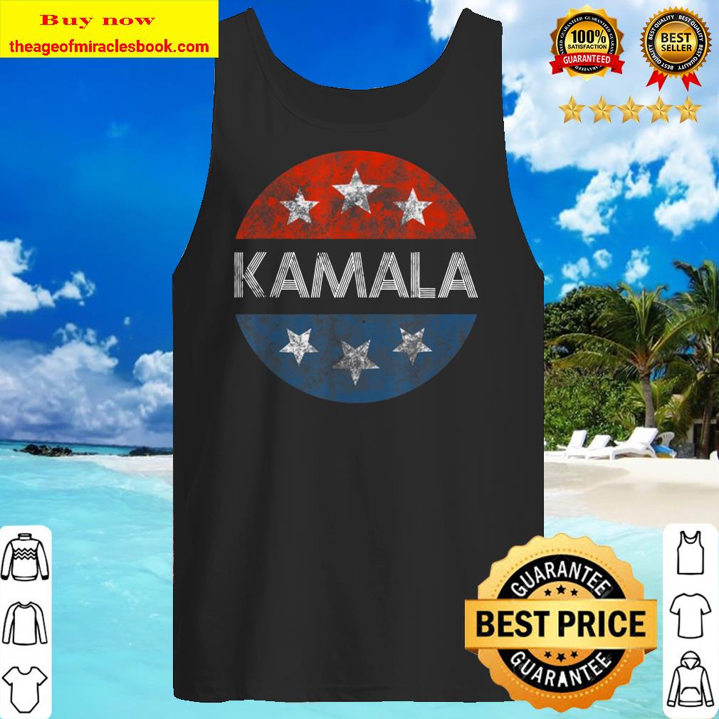 Kamala Harris 2020 Red White And Blue Vintage Button Tank top