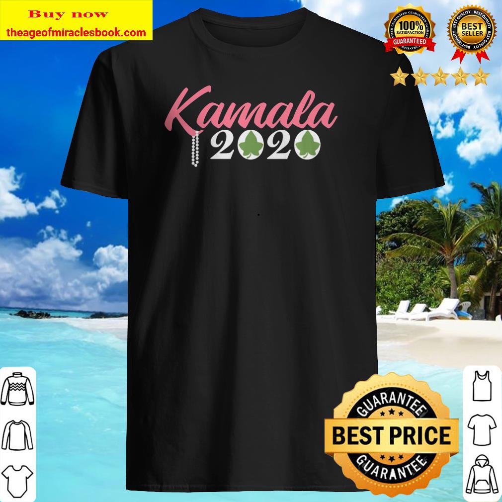 Kamala Harris 2020 Sorority Pink Pretty Green Shirt