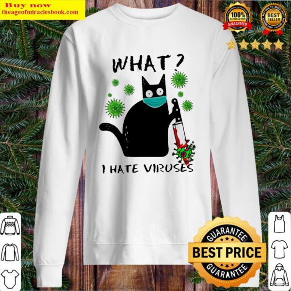 Michael Myers Black Cat what I hate Viruses Sweater